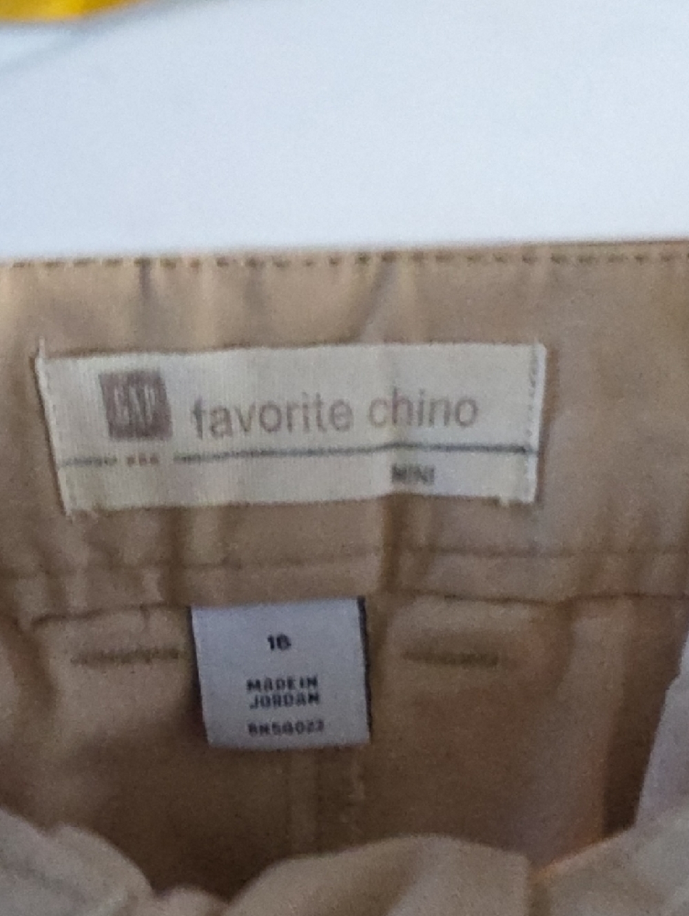 GAP Beige/Tan Cotton Skort with Front Pockets - Picture 4 of 4